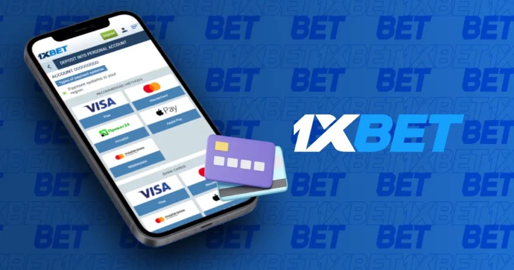 Payment methods in mobile app from 1xBet Mongolia
