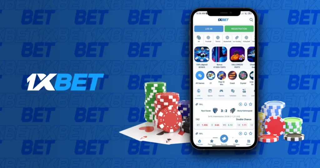 Mobile app for Sports Betting and gaming from 1xBet Mongolia