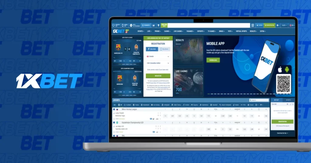 1xBet Turkey Official PC App homepage
